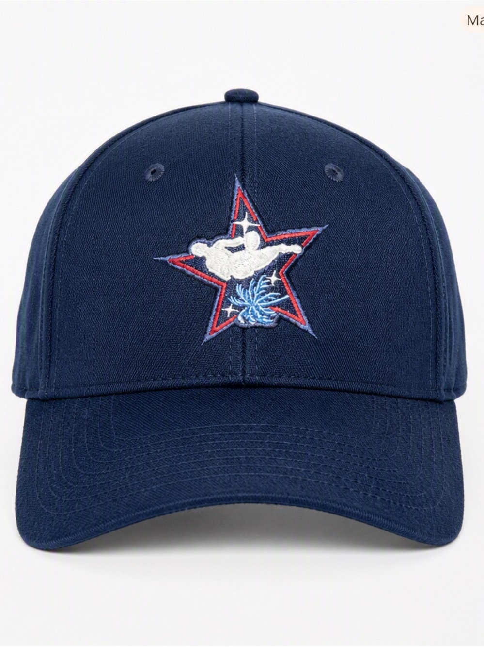 Hat interior showing 9FORTY branding